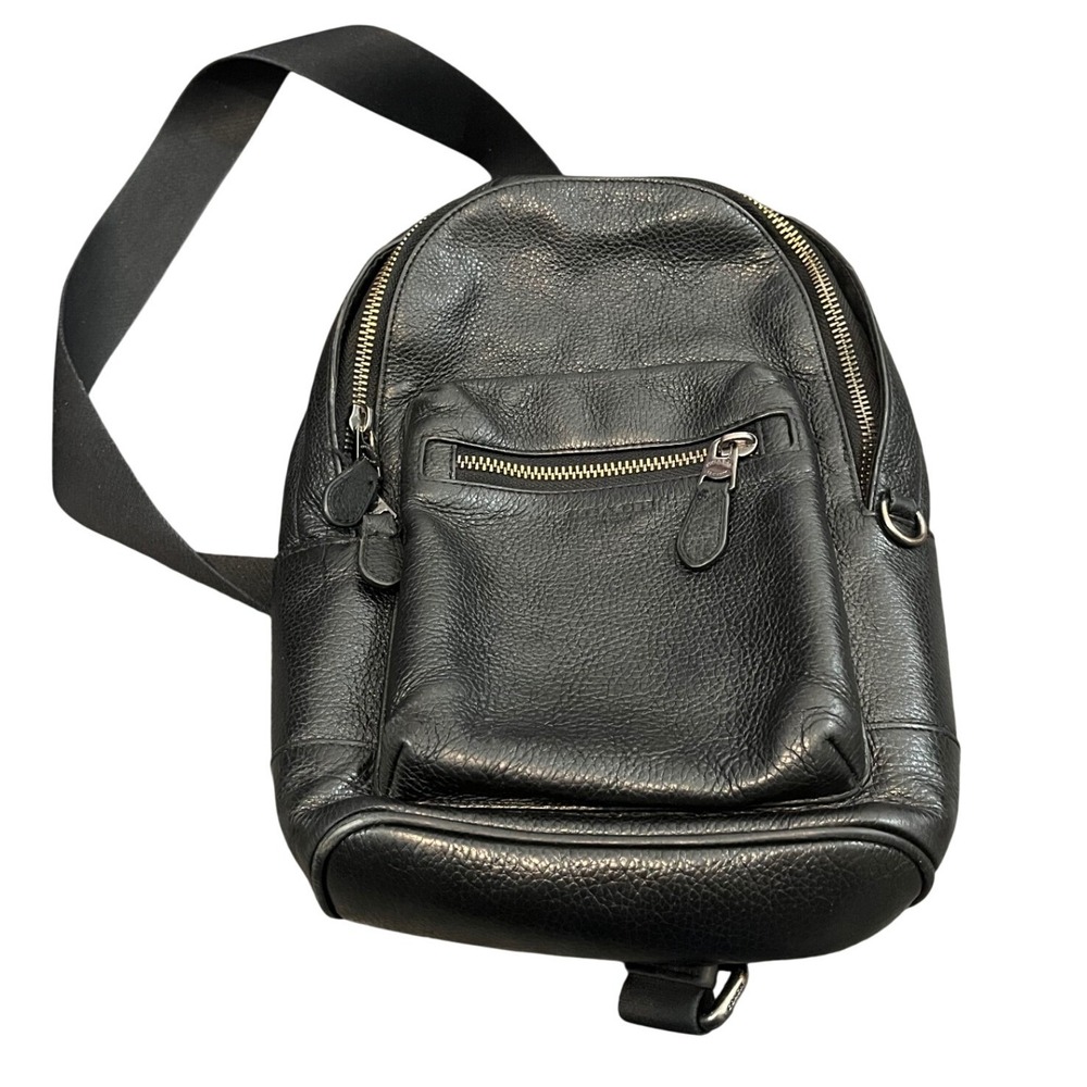 COACH Shoulder Bag 2540 West Pack Pebbled Leather Cowhide Crossbody Body Bag